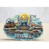 Hubrendy Kargo Ahşap İstanbul Temalı Magnet Alk4598