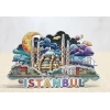 Hubrendy Kargo Ahşap İstanbul Temalı Magnet Alk4599