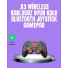 Hubrendy Kargo Android Uyumlu Gamepad X3 Game Stick Oyun Kolu Bluetooth Bağlantılı