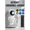 Hubrendy Kargo Astronot Görünümlü Projeksiyon Speaker Taşınabilir