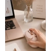 Hubrendy Kargo Ergonomik Tasarımlı Kablosuz Mouse Bluetooth Ve Usb Alıcılı