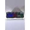 Hubrendy Kargo Klavyesi Q Klavye Rgb Işıklı Mouse Hediyeli