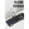 Hubrendy Kargo Klavyesi Q Klavye Rgb Işıklı Mouse Hediyeli