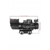 Hubrendy Kargo Spıke 4x32 Kırmızı Işıklı  Dürbünü 4x32