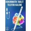 Hubrendy Kargo Tablet Kalemi İos Android Windows Uyumlu Yedek Uçlu Universal Çizim Kalemi