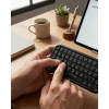 Hubrendy Kargo Taşınabilir Mini Bluetooth Klavye Şarjlı Kablosuz Klavye