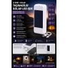 Hubrendy Kargo Taşınabilir Solar Led Power Bank