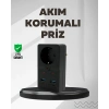 Hubrendy Kargo Tip Akım Koruma Prizi 10a 2500w Usb Type C Destekli