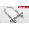 Hubrendy Kargo U Civata, Karşılık Demiri + Somunlu - M6x30 - 2 Set