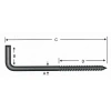 Hubrendy Kargo Vidalı Korniş Çivi No:6 - 4x60 - 100 Adet