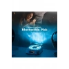 Hubrendy Kargo Waves Nostalji Plak Görünümlü Bluetooth Hoparlör 3d Ses Dalgası Retro Müzik Plak Mavi