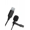 Hubrendy Bez Lightning 2 Metre Double Mikrofon - Siyah