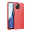 Hubrendy Bez Xiaomi Mİ 11 Lite Kılıf Auto Focus Kapak - Kırmızı