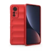 Hubrendy Bez Xiaomi Mi 12 Lite Kılıf Optimum Silikon - Kırmızı