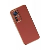 Hubrendy Bez Xiaomi Mi 12T Pro Kılıf Volet Silikon - Kırmızı