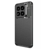 Hubrendy Bez Xiaomi Mi 15 Pro Kılıf Auto Focus Karbon Kapak - Siyah