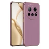 Hubrendy Bez Xiaomi Mi 15 Ultra Kılıf Volet Silikon - Mor