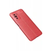 Hubrendy Bez Xiaomi Poco F3 Kılıf Auto Focus Kapak - Kırmızı