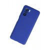 Hubrendy Bez Xiaomi Poco F3 Kılıf First Silikon - Lacivert