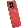 Hubrendy Bez Xiaomi Poco X6 Pro Kılıf Volet Silikon - Kırmızı