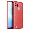 Hubrendy Bez Realme C21 Kılıf Auto Focus Kapak - Kırmızı