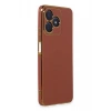 Hubrendy Bez Realme C53 Kılıf Volet Silikon - Kırmızı