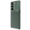 Hubrendy Bez Realme C75 4G Auto Focus Karbon Kapak - Koyu Yeşil