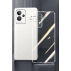 Hubrendy Bez Realme GT2 Pro 5G Kılıf Lüx Şeffaf Silikon