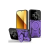 Hubrendy Bez Xiaomi Redmi 14C Kılıf Joy Lens Standlı Kapak - Mor