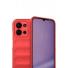 Hubrendy Bez Xiaomi Redmi 15C 4G Optimum Silikon - Kırmızı