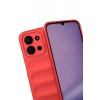 Hubrendy Bez Xiaomi Redmi 15C 4G Optimum Silikon - Kırmızı