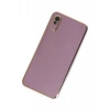 Hubrendy Bez Xiaomi Redmi 9A Kılıf Volet Silikon - Mor
