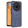 Hubrendy Bez Xiaomi Redmi A3 4G Kılıf Aras Deri Kapak - Lacivert