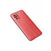 Hubrendy Bez Xiaomi Redmi Note 10 Kılıf Auto Focus Kapak - Kırmızı