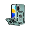 Hubrendy Bez Xiaomi Redmi Note 10 Pro Kılıf Pars Lens Yüzüklü Silikon - Yeşil