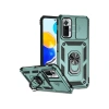 Hubrendy Bez Xiaomi Redmi Note 10 Pro Kılıf Pars Lens Yüzüklü Silikon - Yeşil