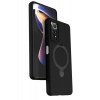 Hubrendy Bez Xiaomi Redmi Note 12 Pro 4G Regal Magsafe Standlı Kapak - Siyah