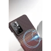 Hubrendy Bez Xiaomi Redmi Note 12 Pro 4G Vega Magsafe Kapak - Siyah