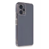 Hubrendy Bez Xiaomi Redmi Note 12 Pro Plus Kılıf Volet Silikon - Mavi