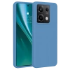Hubrendy Bez Xiaomi Redmi Note 13 4G Kılıf First Silikon - Mavi