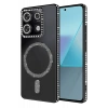 Hubrendy Bez Xiaomi Redmi Note 13 Pro 4G Joke Simli Magneticsafe Kılıf - Siyah