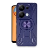 Hubrendy Bez Xiaomi Redmi Note 13 Pro 5G Kılıf Lincoln Silikon - Lacivert