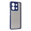 Hubrendy Bez Xiaomi Redmi Note 13 Pro 5G Kılıf Montreal Silikon Kapak - Lacivert