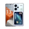 Hubrendy Bez Xiaomi Redmi Note 13 Pro Plus Kılıf Kart Şeffaf Silikon - Şeffaf