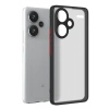 Hubrendy Bez Xiaomi Redmi Note 13 Pro Plus Kılıf Montreal Silikon Kapak - Siyah