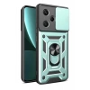 Hubrendy Bez Xiaomi Redmi Note 13 Pro Plus Kılıf Pars Lens Yüzüklü Silikon - Yeşil