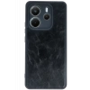 Hubrendy Bez Xiaomi Redmi Note 14 4G Kılıf Aras Deri Kapak - Siyah
