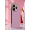 Hubrendy Bez Xiaomi Redmi Note 14 4G Kılıf Volet Silikon - Mor