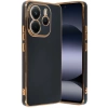 Hubrendy Bez Xiaomi Redmi Note 14 4G Kılıf Volet Silikon - Siyah