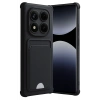 Hubrendy Bez Xiaomi Redmi Note 14 Pro 4G Kelvin Kartvizitli Silikon - Siyah